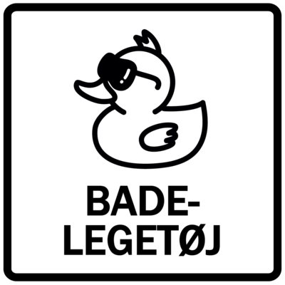 Sticker - Badelegetøj