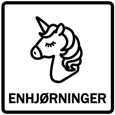 Sticker - Enhjørninger