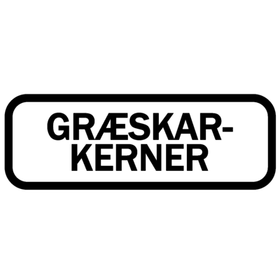 Sticker - Græskarkerner, krukke stickers