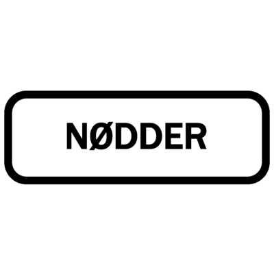 Sticker - Nødder, krukke sticker