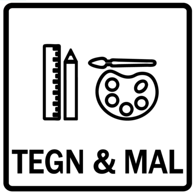 Sticker - Tegn og mal