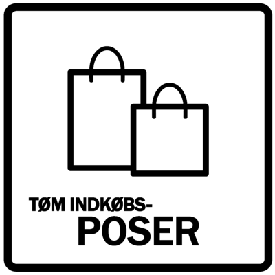 Magnet - Tøm indkøbsposer