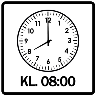 Magnet - Klokken 08:00